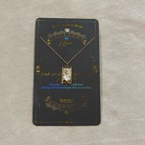 The Moon 14K Gold Dipped Necklace